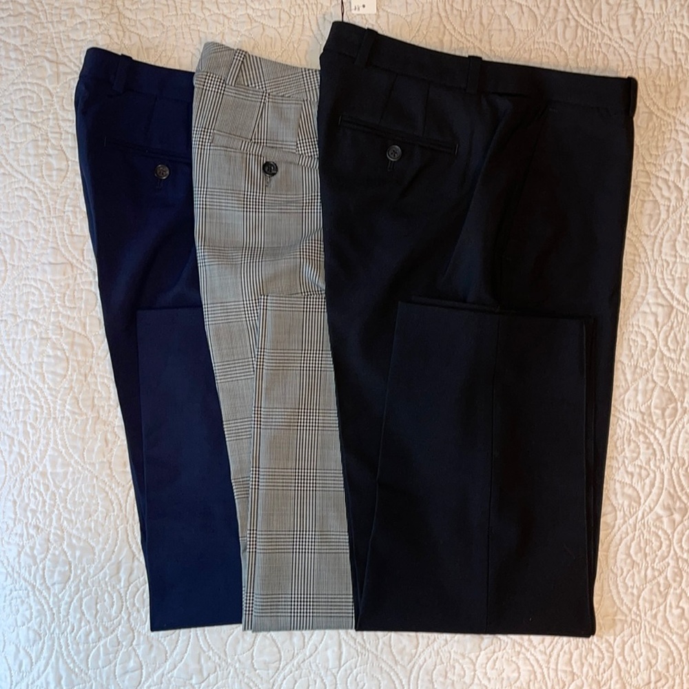 J Crew Eaton Trousers (lot of 3)